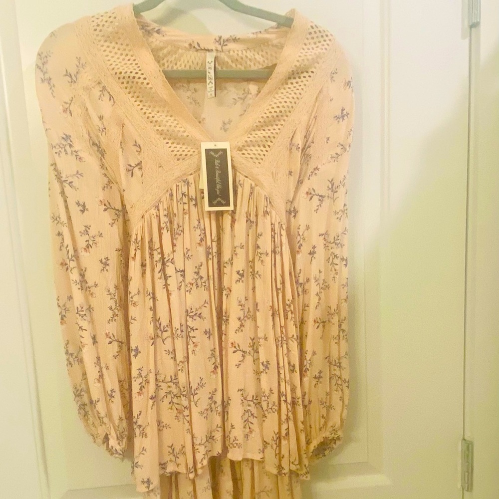 R&B Babydoll Hi Lo Blouse